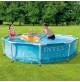 Piscina fuori terra rotonda Intex 28206 Beachside metal Frame 305 x 76 cm